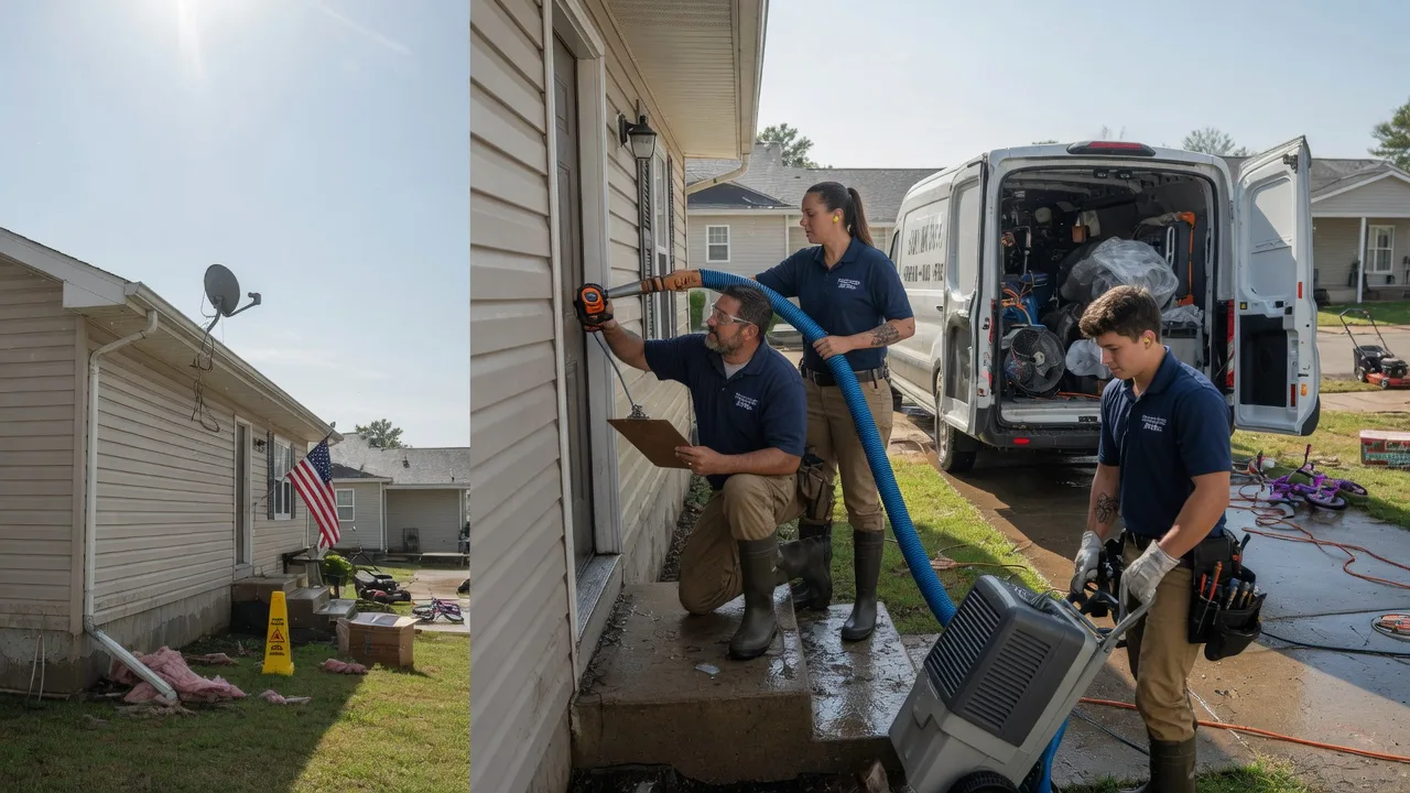 Ceiling Water Damage Restoration in Madison, IN near me